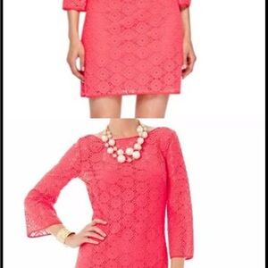 Lilly Seminole pink lace dress